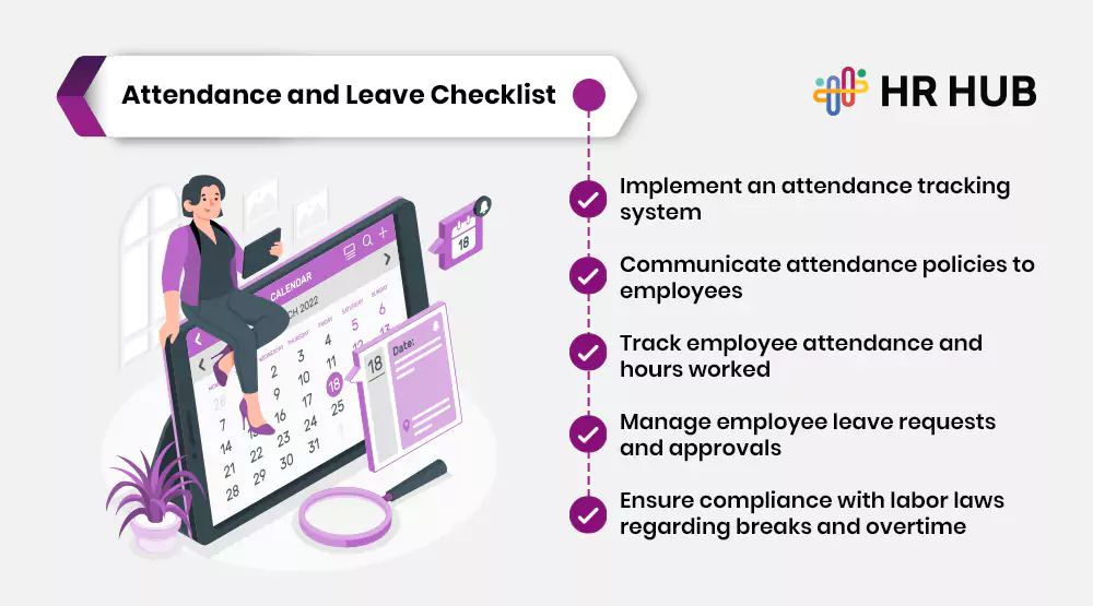 Attendance and Leave Checklist