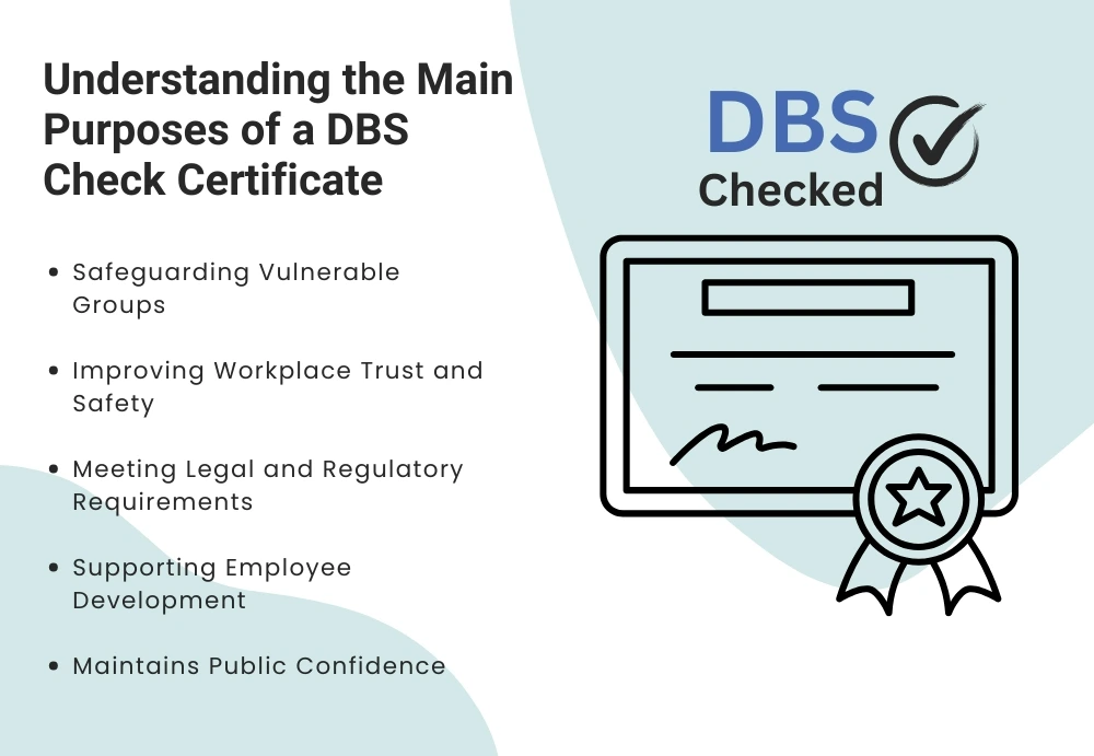 What Are Some Main Purposes of a DBS Check Certificate?